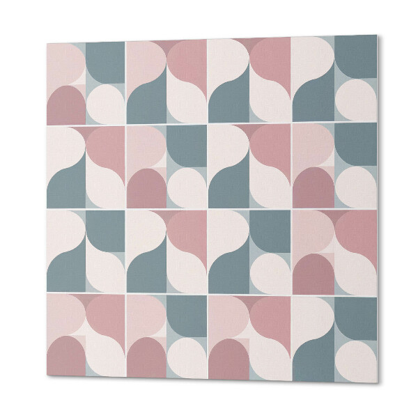 Štvorcový stenový panel Geometrické postavy v abstraktnom štýle