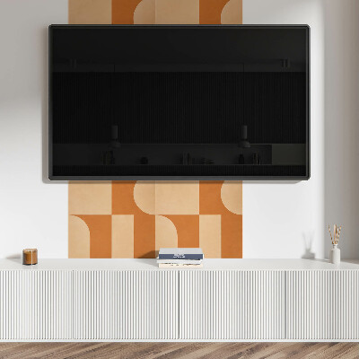 Štvorcový stenový panel Štýlový geometrický vzor