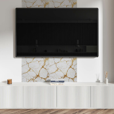 Štvorcový panel na stenu Elegantný mramorový vzor so zložitými žilami