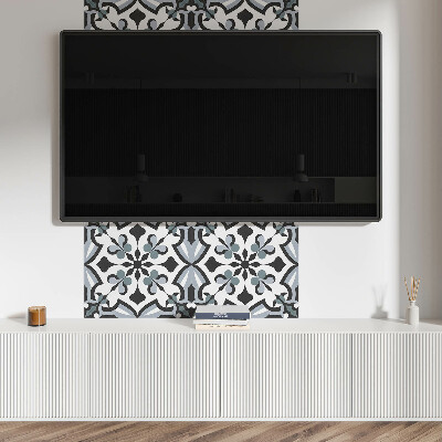 Samolepiaci panel na stenu Moderný kvetinový vzor
