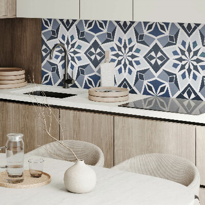 Štvorcový panel na stenu Moderný kvetinový motív s geometriou