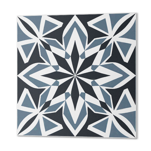 Štvorcový stenový panel Geometrický vzor v rovnováhe