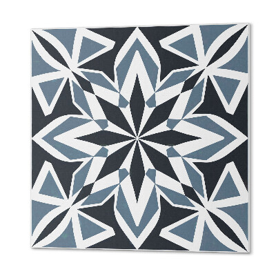 Štvorcový stenový panel Geometrický vzor v rovnováhe