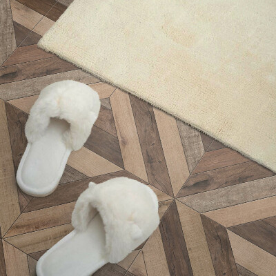 Štvorcový stenový panel Štylizované panely s dreveným vzorom