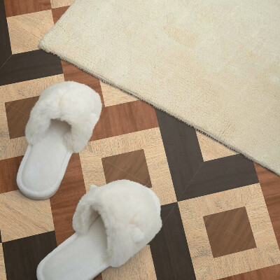Štvorcový panel na stenu Geometrický vzor dreva