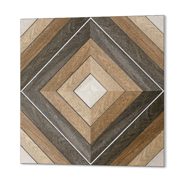 Štvorcový stenový panel Štýlové kosoštvorce v geometrickej forme