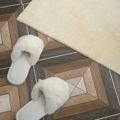 Štvorcový stenový panel Štýlové kosoštvorce v geometrickej forme