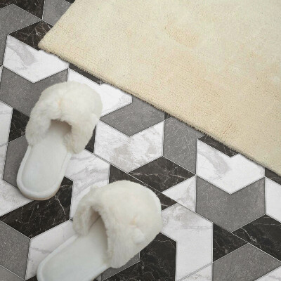Štvorcový stenový panel Štýlové dlaždice v geometrickom vzore