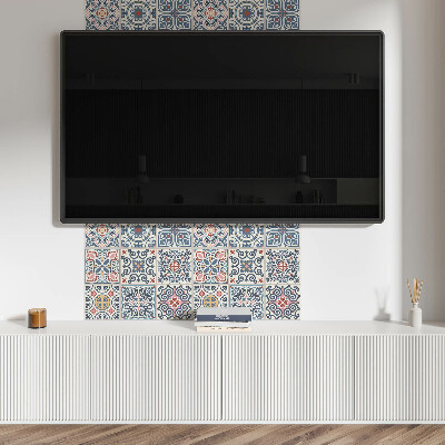 Štvorcový panel na stenu Geometria mozaikových tvarov