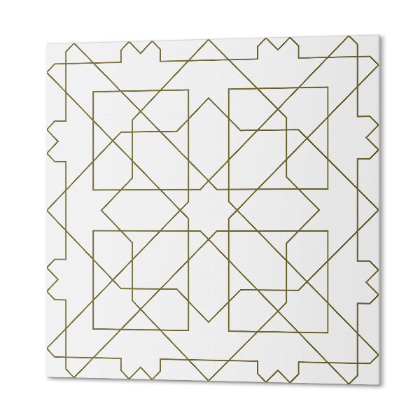 Štvorcový panel na stenu Štýlové rozloženie geometrických línií