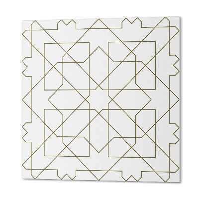 Štvorcový panel na stenu Štýlové rozloženie geometrických línií