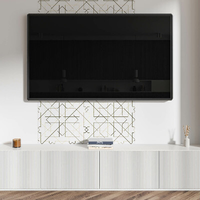 Štvorcový panel na stenu Štýlové rozloženie geometrických línií