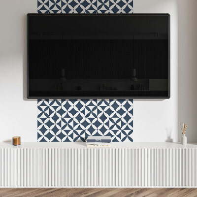 Štvorcový stenový panel Geometrické kvety v modernom štýle