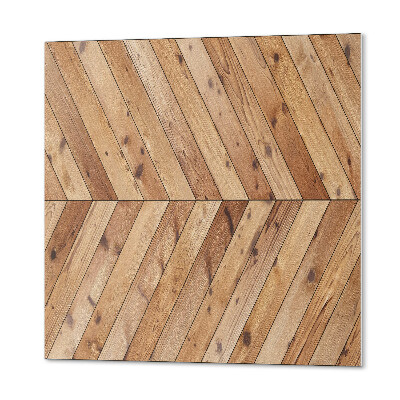 Samolepiaci panel na stenu Štýlový diagonálny vzor dosky