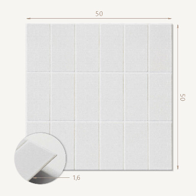 Štvorcový panel na stenu Minimalistické obdĺžniky v mozaike
