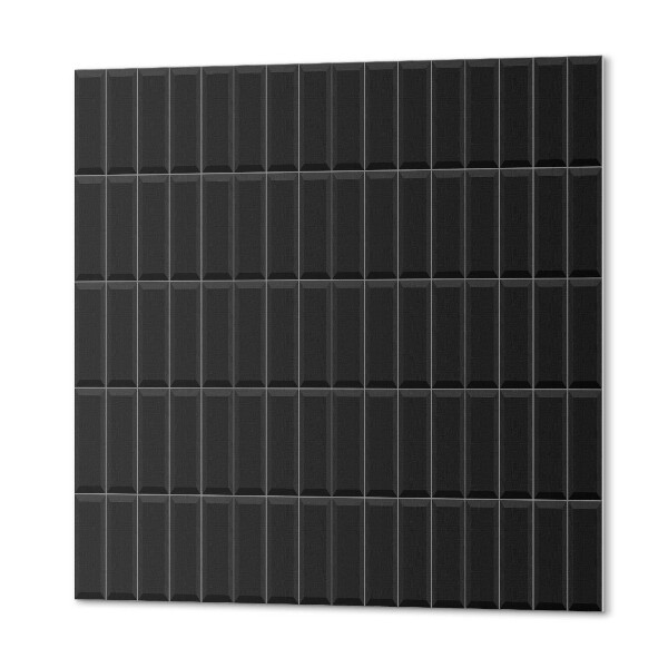 Štvorcový stenový panel Symetrické usporiadanie krabičiek v dekore