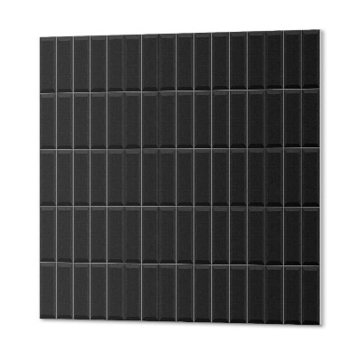 Štvorcový stenový panel Symetrické usporiadanie krabičiek v dekore