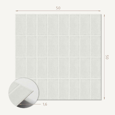 Štvorcový stenový panel Elegantná kompozícia z obdĺžnikov