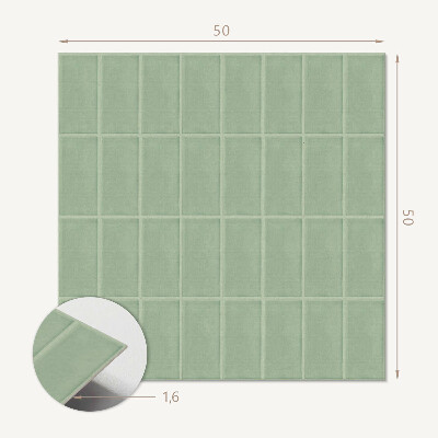 Štvorcový stenový panel Geometrické mriežkové dlaždice