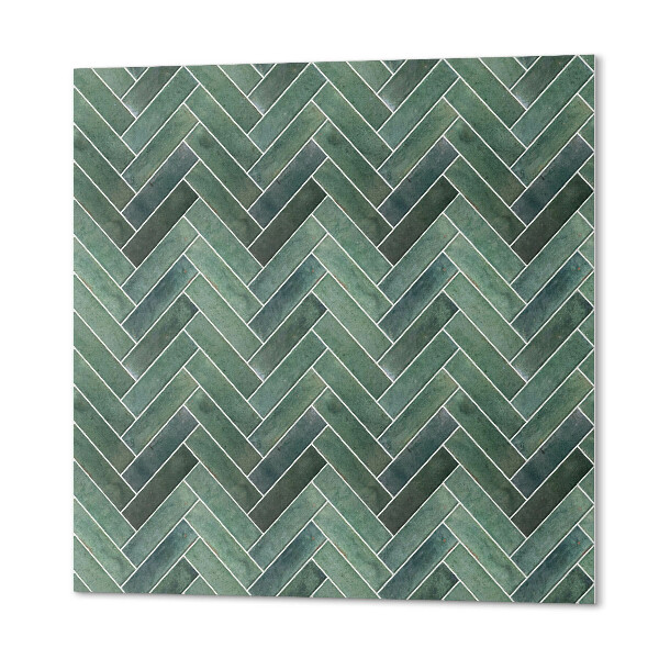 Štvorcový stenový panel 3D vzor rybej kosti