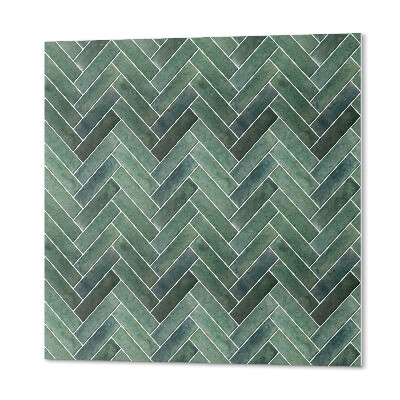 Štvorcový stenový panel 3D vzor rybej kosti