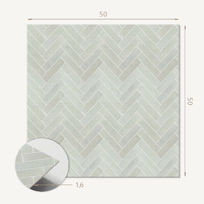 Samolepiaci panel na stenu Geometrická rybia kosť