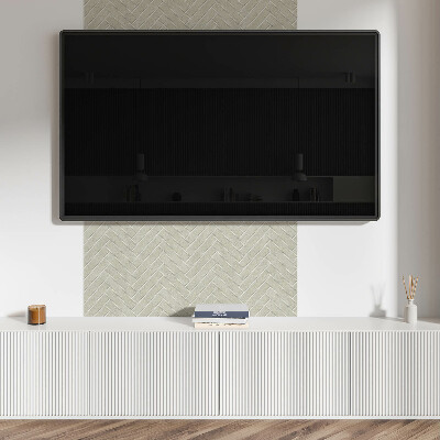 Štvorcový panel na stenu Štýl rybej kosti