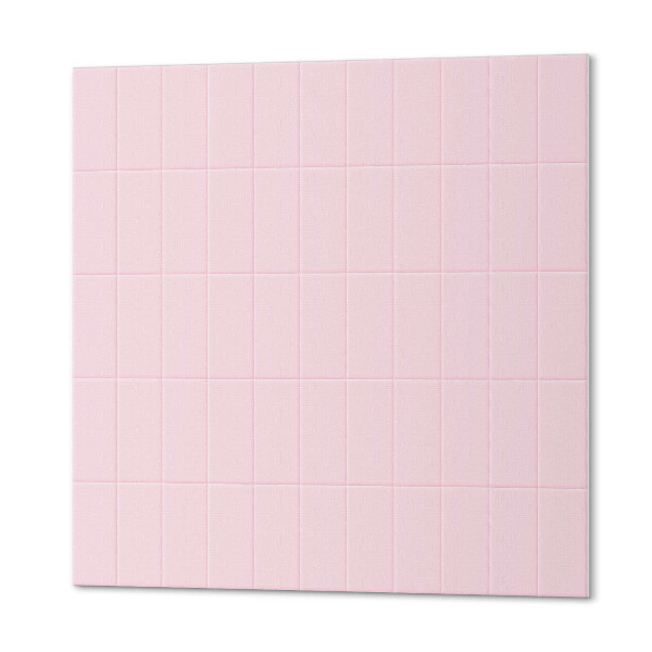 Štvorcový panel na stenu Ploché dlaždice v mriežke