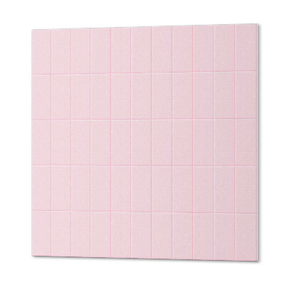 Štvorcový panel na stenu Ploché dlaždice v mriežke