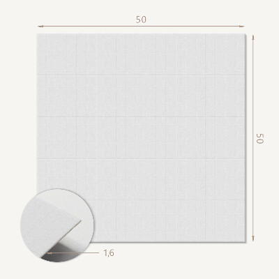 Štvorcový panel na stenu Elegantná dlažba s minimalistickým dizajnom