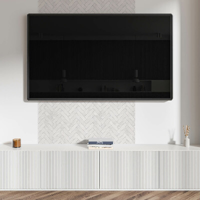 Štvorcový panel na stenu 3D vzor rybej kosti