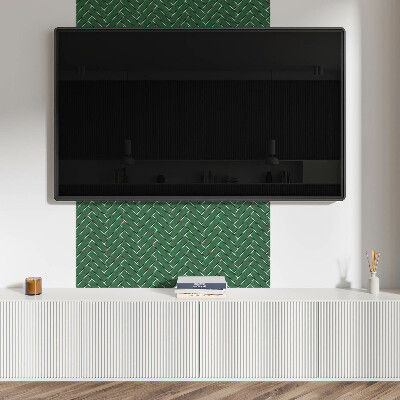 Štvorcový stenový panel Štýlový vzor rybej kosti na dlaždiciach