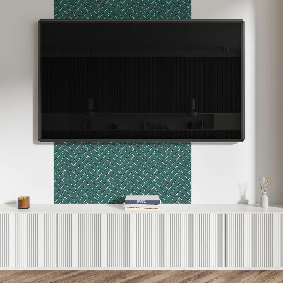 Štvorcový panel na stenu Štýl rybej kosti