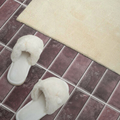 Štvorcový stenový panel Zvislé pruhy v mozaikovom vzore