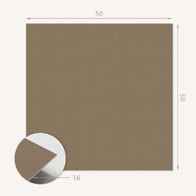 Štvorcový stenový panel Hnedý minimalistický štýl