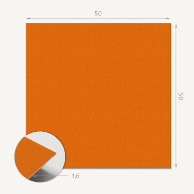 Štvorcový panel na stenu Oranžová téma