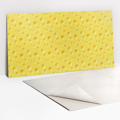 Nástenný panel PVC Žltý syr s otvormi