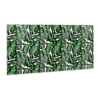 Dekoratívny nástenný panel Zelené listy