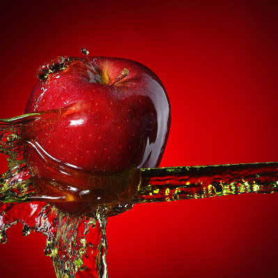 Roleta na okno Červené jablko vo vode
