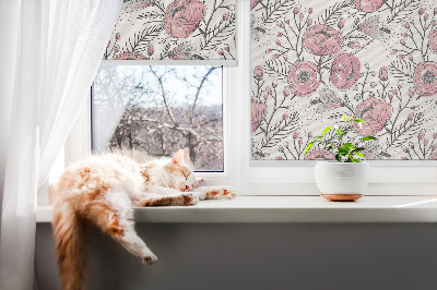 Roleta na okno Kvetinové púčiky zo stromu