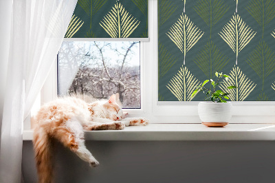 Roleta na okno Rastlinné rastliny