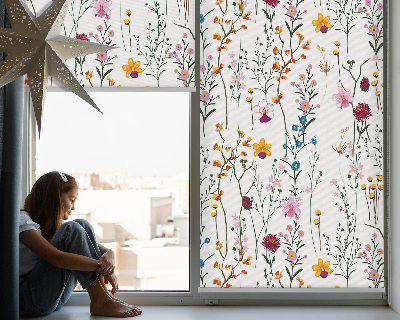 Roleta na okno Farebné kvety