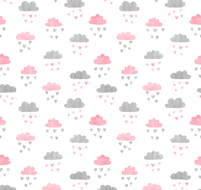Roleta na okno Ružové a sivé oblaky