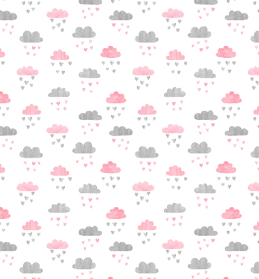 Roleta na okno Ružové a sivé oblaky