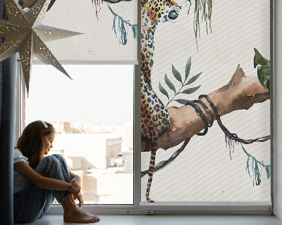 Roleta na okno Gepard na vetve