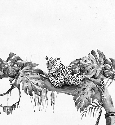 Roleta na okno Nakreslili gepard na vetvu
