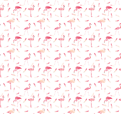 Roleta na okno Flamingos a ich perie