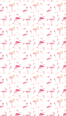 Roleta na okno Flamingos a ich perie