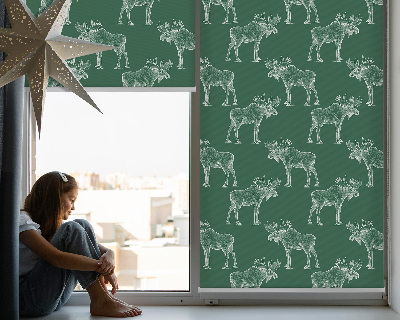Roleta na okno Zelený elks