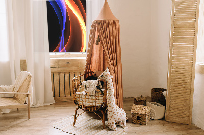 Roleta na balkon Oranžová modrá animácia